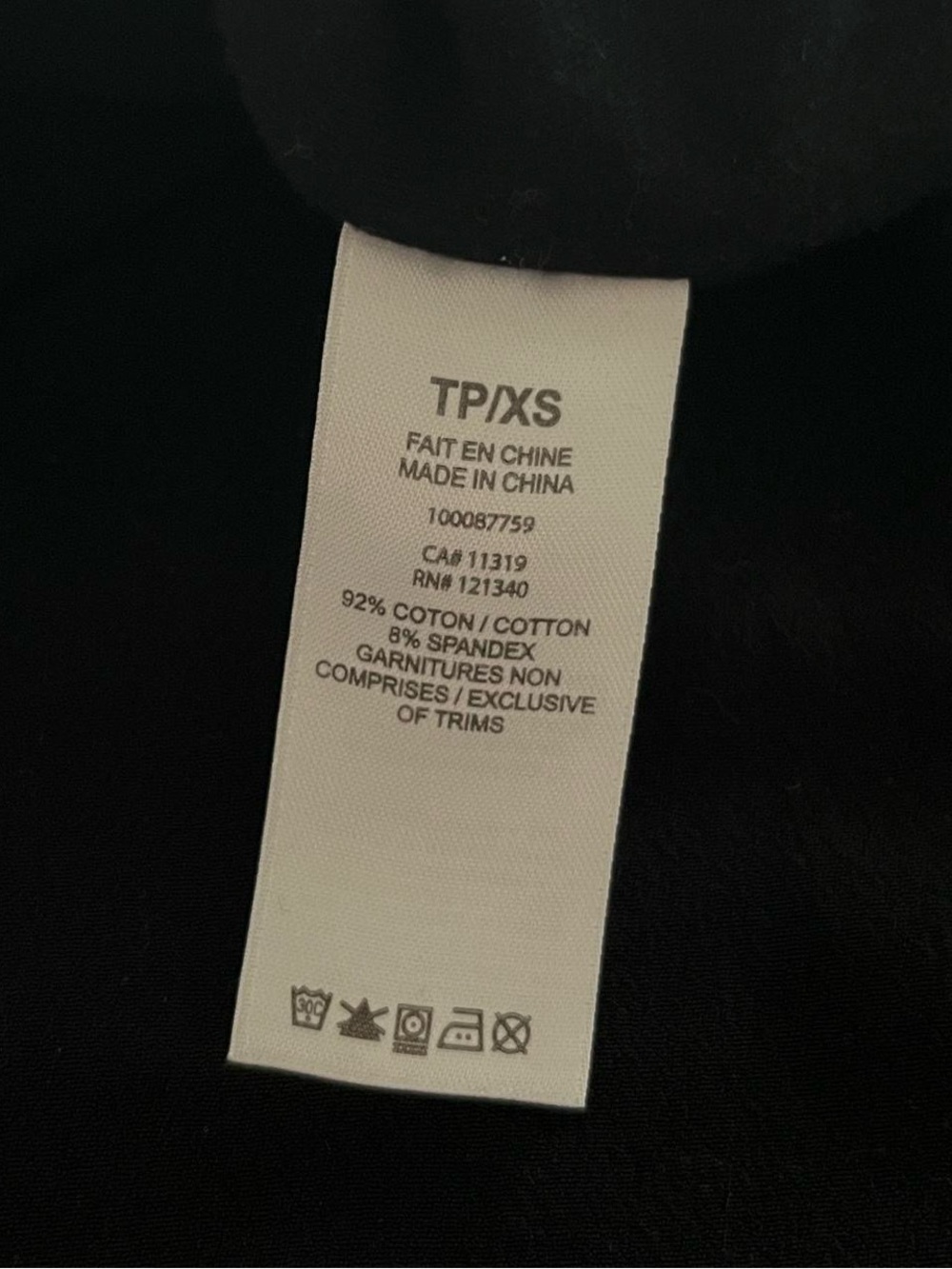 Size XS Garage Black Asymmetrical Tank Top - Picture 4 of 4